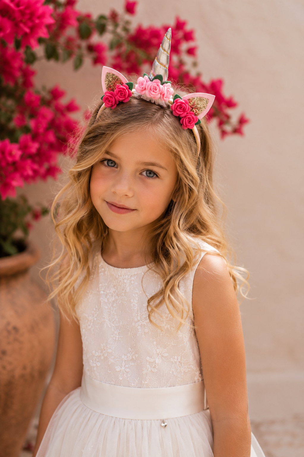 Magical Floral Unicorn Headband